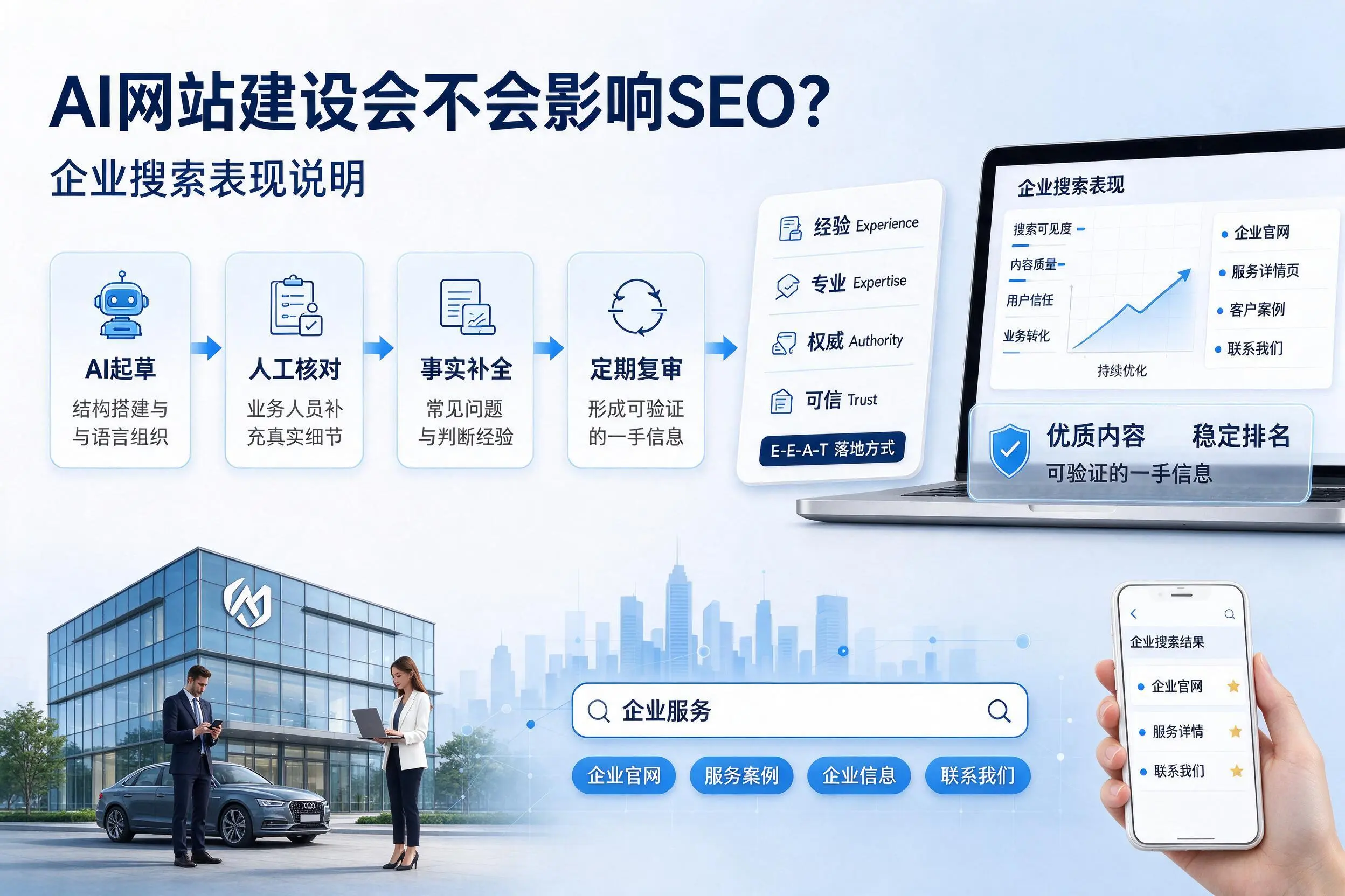 AI网站建设会不会影响SEO?益阳企业搜索表现说明